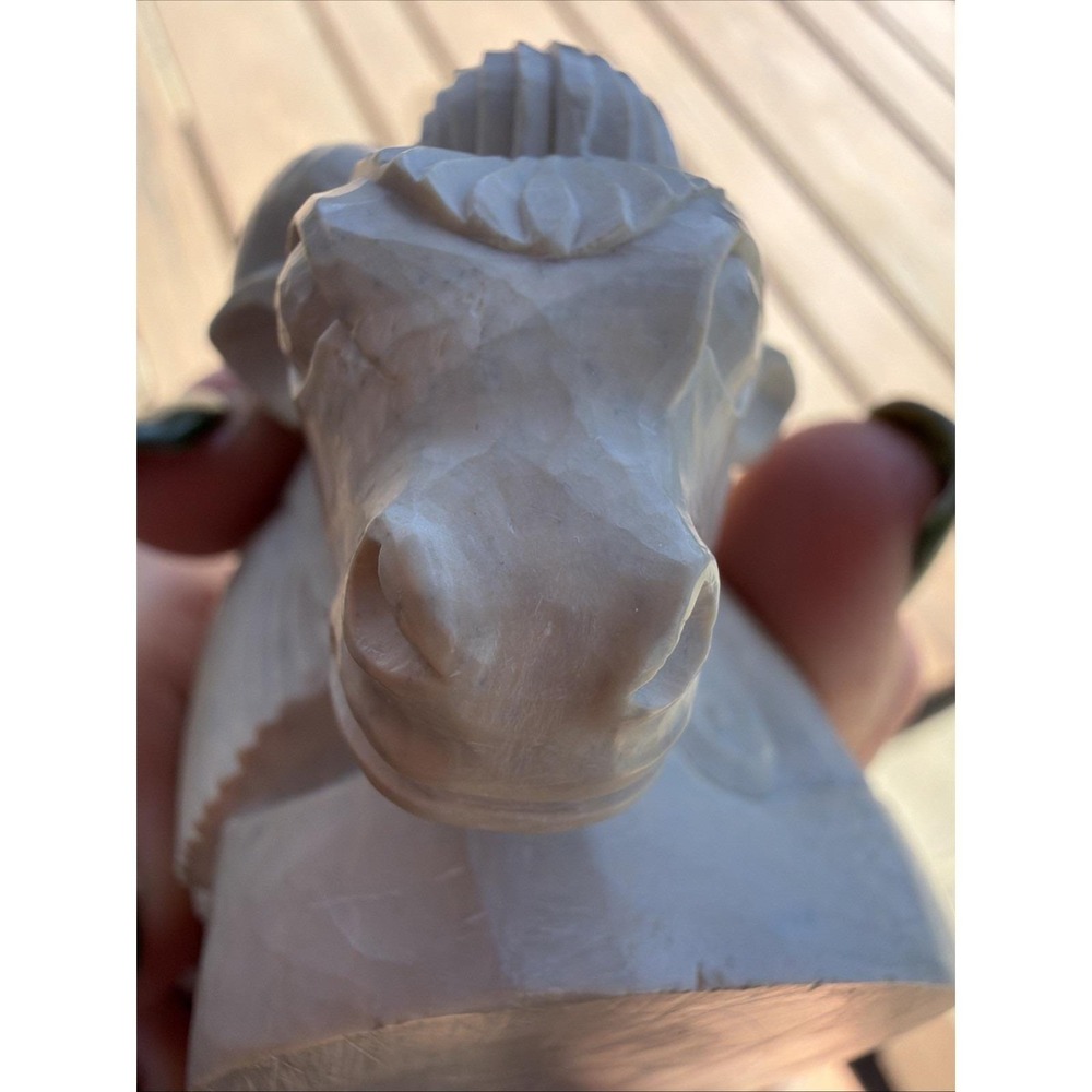 1988 Signed Tuva Agalmatolite Stone Bison Carving James Olson Museum Estate - Picture 6 of 14